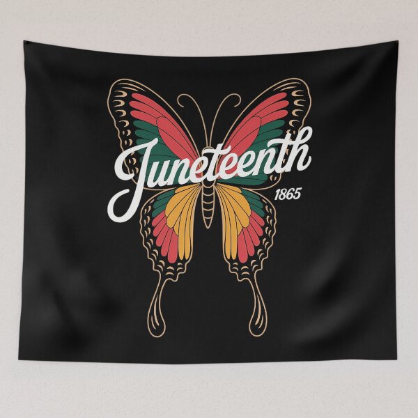 Item preview, Juneteenth 1865 Butterfly Women Black Girl designed and sold by SapfireStuArt.