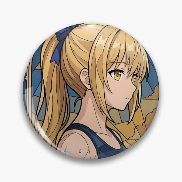 Item preview, Mahiru Shiina Angel Next Door Sunset Stained Glass designed and sold by mildaclairmo.