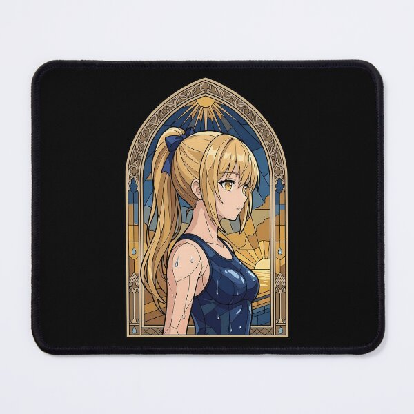 Item preview, Mahiru Shiina Angel Next Door Sunset Stained Glass designed and sold by mildaclairmo.