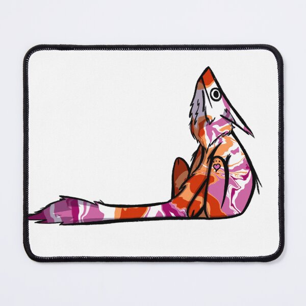 Item preview, Lesbian Flag Sergal designed and sold by RandomFurryArt.