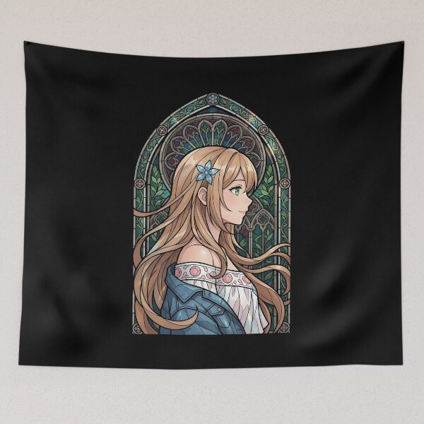Item preview, Akane Kinoshita Yamada Kun Lv999 Floral Stained Glass designed and sold by mildaclairmo.