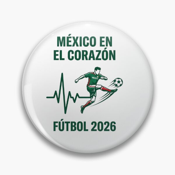 Item preview, Mexico En El Corazon Futbol 2026 designed and sold by laughingshirts.
