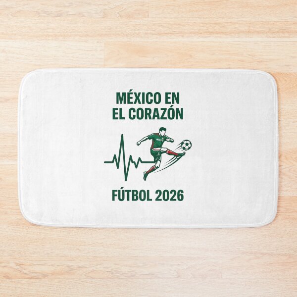 Item preview, Mexico En El Corazon Futbol 2026 designed and sold by laughingshirts.