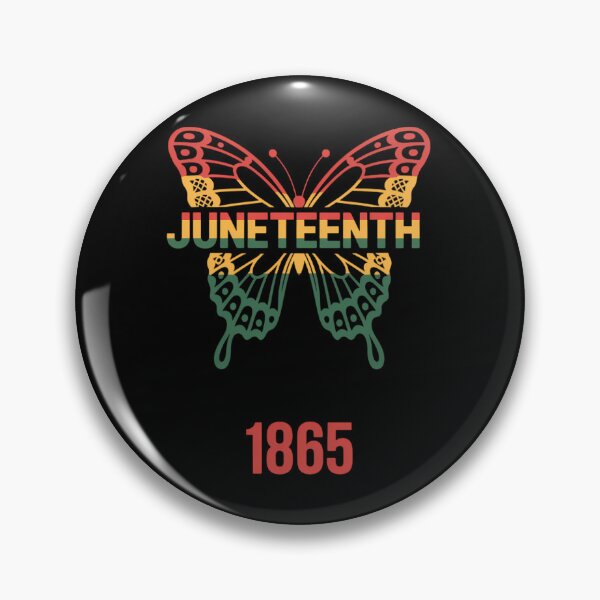 Item preview, Juneteenth 1865 Butterfly Afro Free-ish Black History designed and sold by SapfireStuArt.