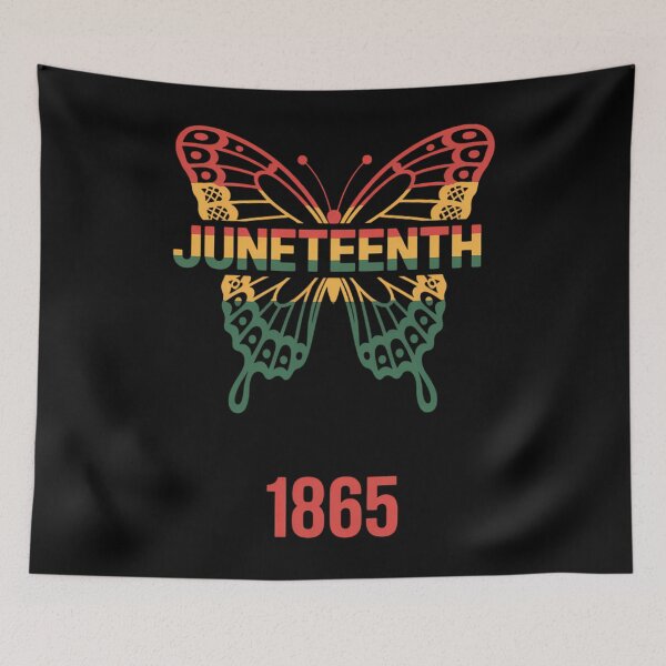 Item preview, Juneteenth 1865 Butterfly Afro Free-ish Black History designed and sold by SapfireStuArt.