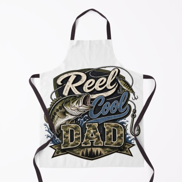 Item preview, Fun and Outdoorsy Camo "Reel Cool Dad" Fishing theme designed and sold by BackwoodsFeral.