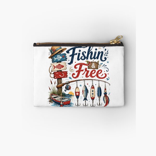 Item preview, A charming Patriotic Fishin & Free designed and sold by BackwoodsFeral.