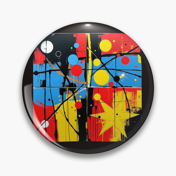 Item preview, abstract supernova colorful geometric abstract designed and sold by SmashingDeals.