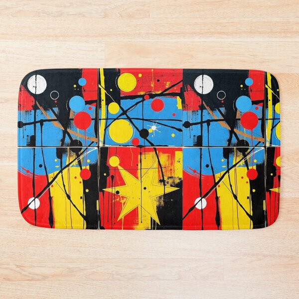 Item preview, abstract supernova colorful geometric abstract designed and sold by SmashingDeals.