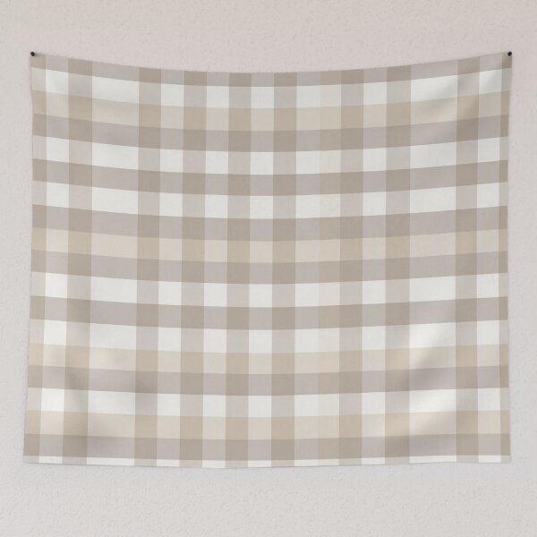 Item preview, Vintage Soft Brown Gingham | Seamless Cottage Farmhouse Check Pattern designed and sold by Bound for Wonder.