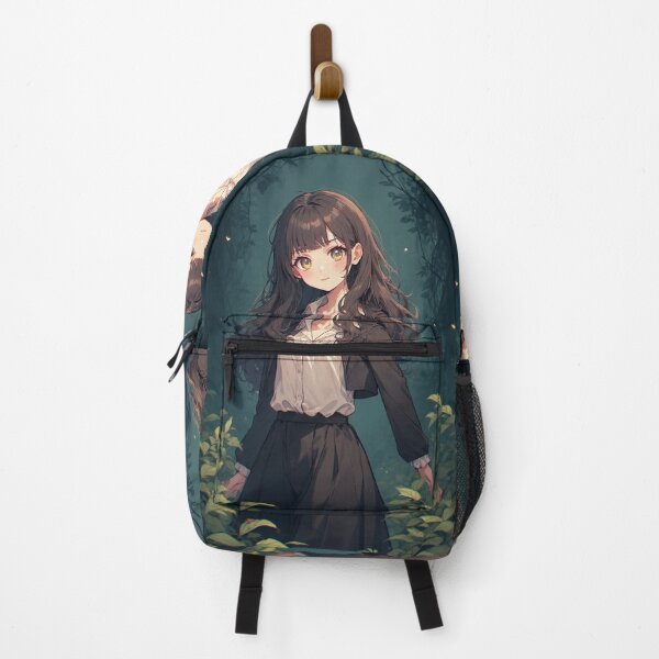 Item preview, Anime girl in a dark jungle designed and sold by ArtsJulian.