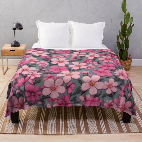 Item preview, Pink Flowers Pattern designed and sold by Creative_verse108.