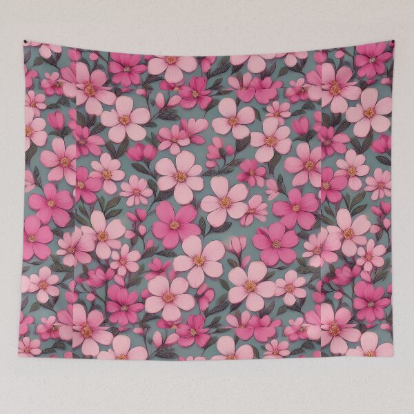 Item preview, Pink Flowers Pattern designed and sold by Creative_verse108.