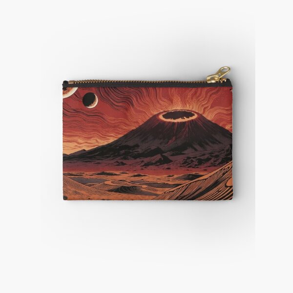 Item preview, Mars volcanic eruption | Dramatic red planet landscape  designed and sold by Joammiyon.