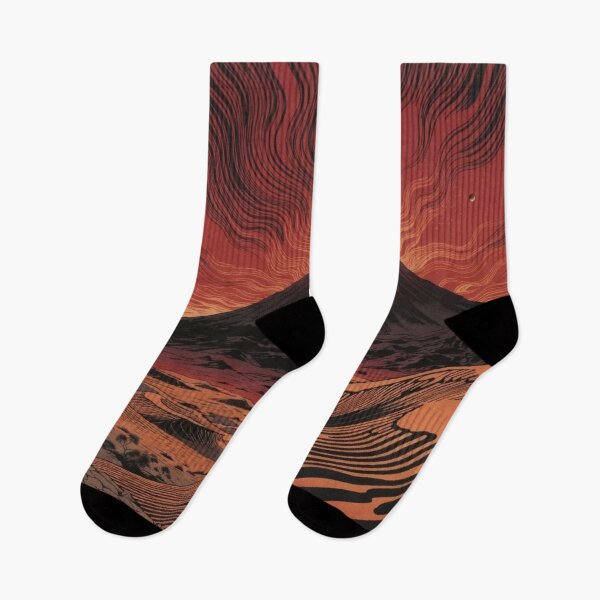 Item preview, Mars volcanic eruption | Dramatic red planet landscape  designed and sold by Joammiyon.