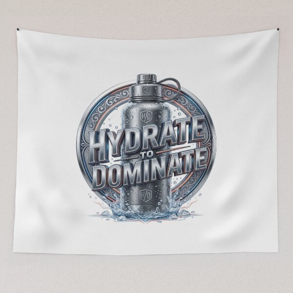 Item preview, Insane Hydrate To Dominate Water Jug Motivation! designed and sold by pradeepvisuals.