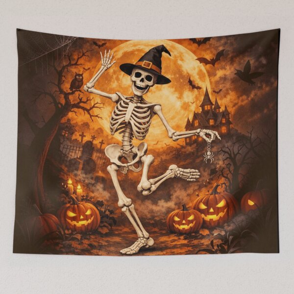 Item preview, Witch Skeleton Dance in a Graveyard designed and sold by Art-spree.