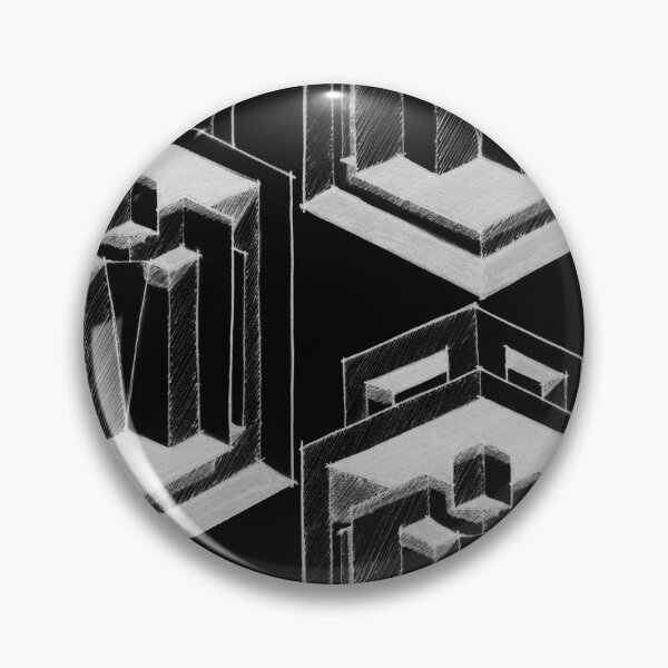 Item preview, Brutalist Monument — Architectural Concept 3D Sketch designed and sold by SaharArtwork.