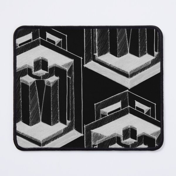 Item preview, Brutalist Monument — Architectural Concept 3D Sketch designed and sold by SaharArtwork.