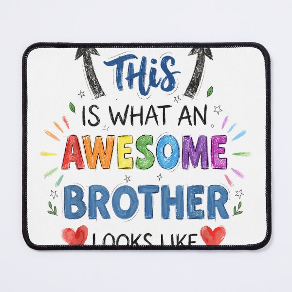 Item preview, This is What an Awesome Brother Looks Like - Sibling T-Shirt designed and sold by kakashii7.