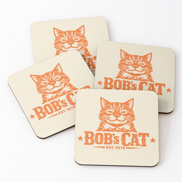 Item preview, BOB's CAT Funny Western Cat Logo designed and sold by JonelCrafts.