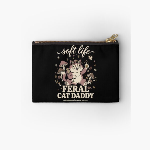 Item preview, Soft Life Feral Cat Daddy – Cottagecore Chaos Era Cat Lover Gift designed and sold by BumbleBloom7.