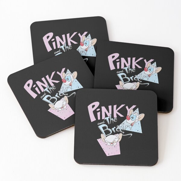 Item preview, Pinky and The Brain Retro 90s Geometric Art designed and sold by Moonpaw-Whimsy.