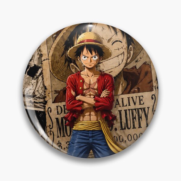 Item preview, Wanted Luffy One Piece Poster designed and sold by Curative Art.