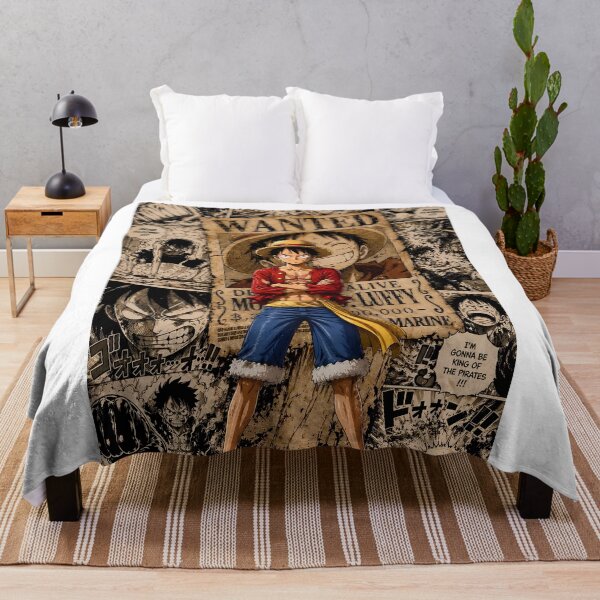 Item preview, Wanted Luffy One Piece Poster designed and sold by Curative Art.