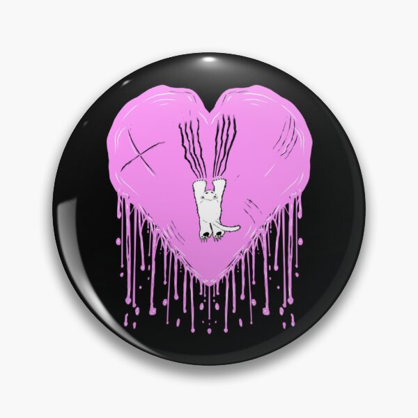 Item preview, Cat Love Dripping Heart Skeleton Art designed and sold by Sleepsyndrome.