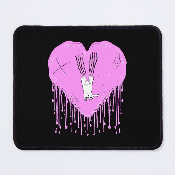 Item preview, Cat Love Dripping Heart Skeleton Art designed and sold by Sleepsyndrome.