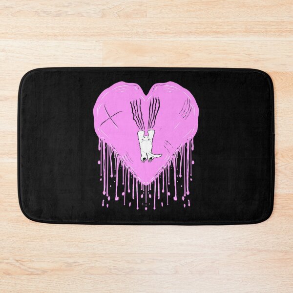 Item preview, Cat Love Dripping Heart Skeleton Art designed and sold by Sleepsyndrome.