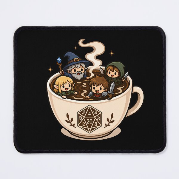 Item preview, Caffeine Dice D20 Coffee Mug designed and sold by ArtMassive.