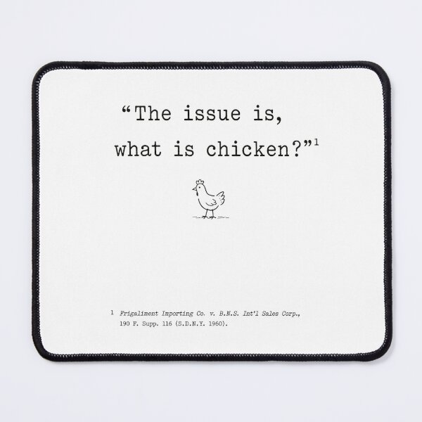 Item preview, The Issue Is, What Is Chicken? designed and sold by PhoenixorFlame7.