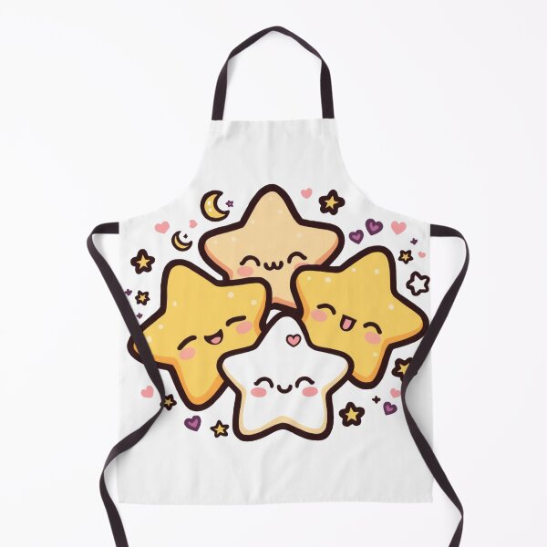 Item preview, Kawaii star friends sticker — cute star character trio pastel yellow celestial designed and sold by Cosmic Zodiac Studio.