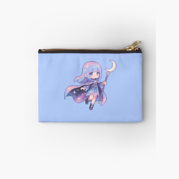 Item preview, Cute Pixel Art Space Witch - Kawaii Galaxy Celestial Wizard designed and sold by PotionPixelArt.