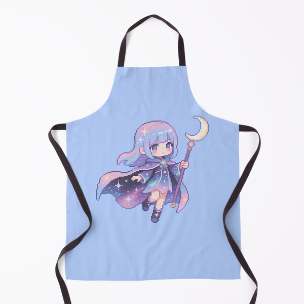 Item preview, Cute Pixel Art Space Witch - Kawaii Galaxy Celestial Wizard designed and sold by PotionPixelArt.
