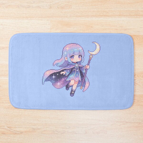 Item preview, Cute Pixel Art Space Witch - Kawaii Galaxy Celestial Wizard designed and sold by PotionPixelArt.