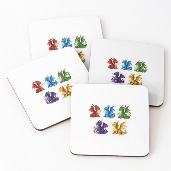Item preview, Pixel Dragon Sticker Pack – Fantasy Elemental Dragons Pixel Art designed and sold by YKSHRINEEVASART.