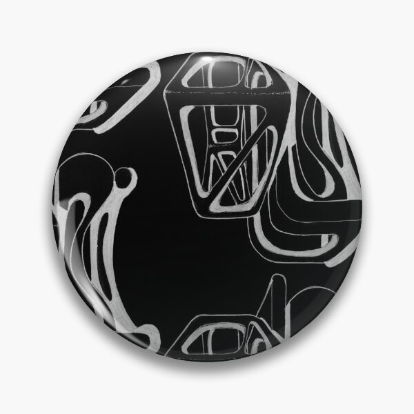 Item preview, Cubist Abstract Figure — Modern Black and White Art designed and sold by SaharArtwork.
