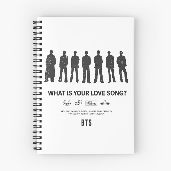 Item preview, BTS Silhouette What Is Your Love Song Aesthetic designed and sold by moamaxshop.