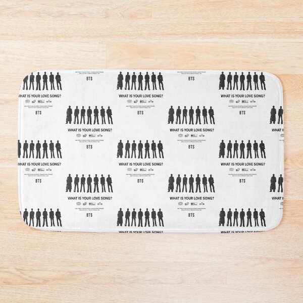 Item preview, BTS Silhouette What Is Your Love Song Aesthetic designed and sold by moamaxshop.