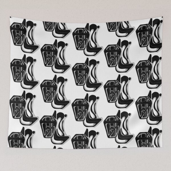 Item preview, Cubist Abstract Figure — Modern Black and White Art designed and sold by SaharArtwork.