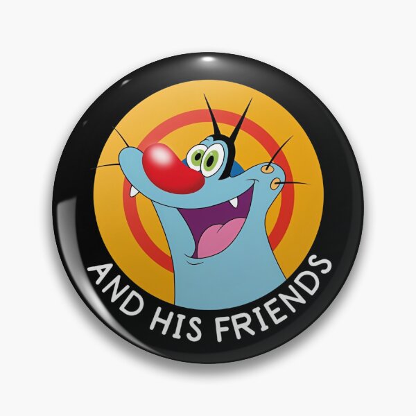 Item preview, Oggy and His Friends Retro Target Logo designed and sold by Moonpaw-Whimsy.