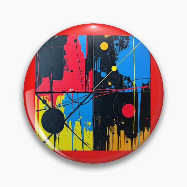 Item preview, electric gravity colorful geometric abstract design  designed and sold by SmashingDeals.