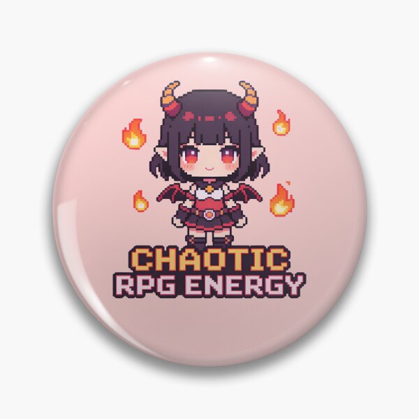 Item preview, Chaotic RPG Energy - Cute Pixel Art Demon Girl designed and sold by PotionPixelArt.