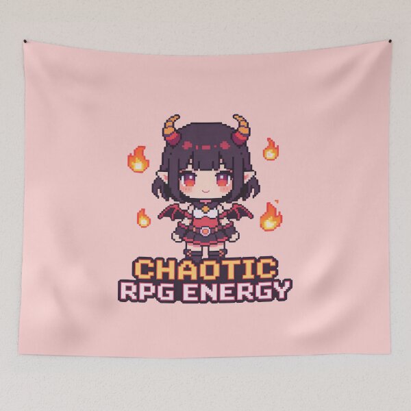 Item preview, Chaotic RPG Energy - Cute Pixel Art Demon Girl designed and sold by PotionPixelArt.