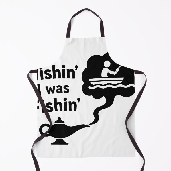 Item preview, Wishin' I was Fishin' Black Joke Tee Fishing Outdoors designed and sold by DredMuunStudios.
