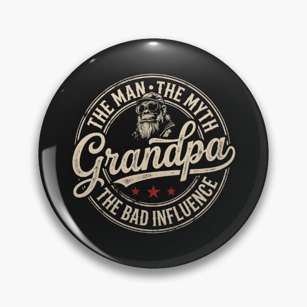 Item preview, The Man The Myth Grandpa The Bad Influence Monkey designed and sold by MathiaKazemi.