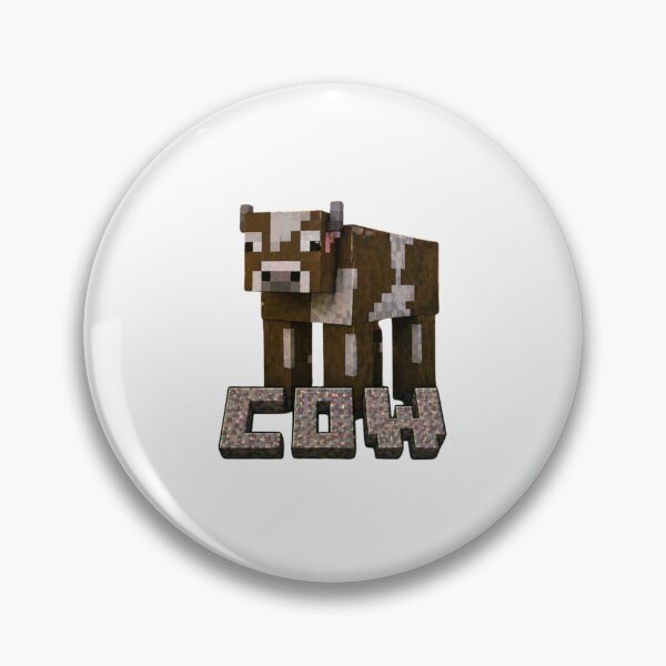 Item preview, COW minecraft Minimalist Tshirt design designed and sold by LIOKING333.